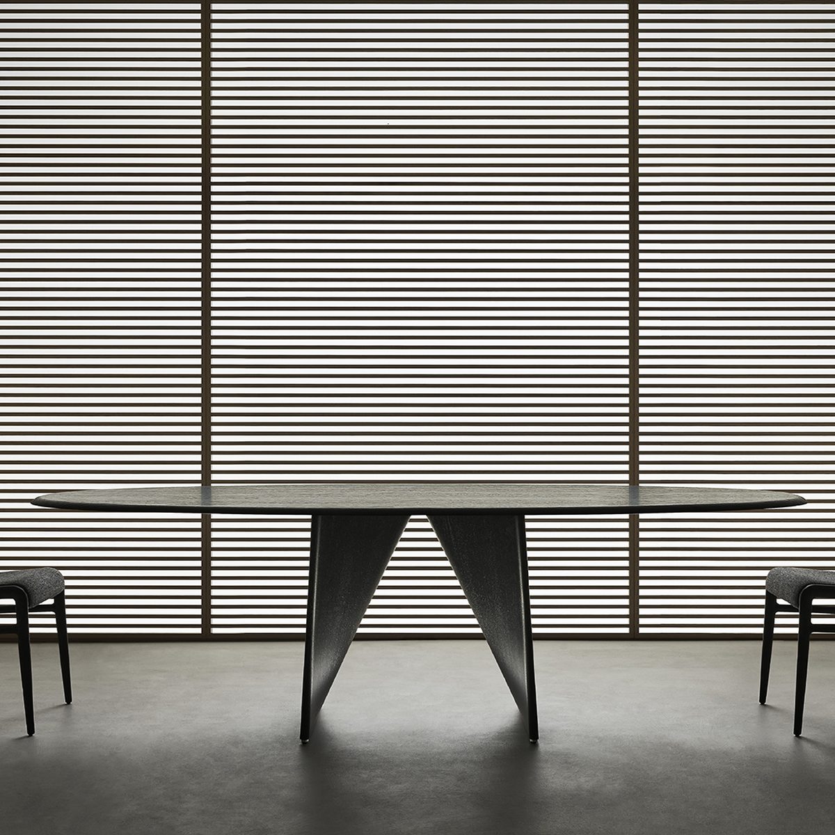 Rimadesio Lambda — bois rovere nero